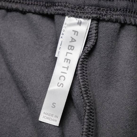 Fabletics Cozy Fleece Gray Tie Dye 1/2 Zip Sweatshirt XL Pants S Matching Set - Picture 11 of 16